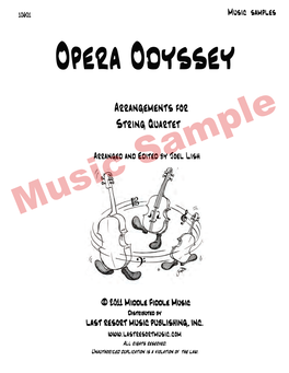 Arrangements for String Quartet