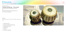 Tabala Making - Varanasi the Most Famous Rhythm Instrument by Prof