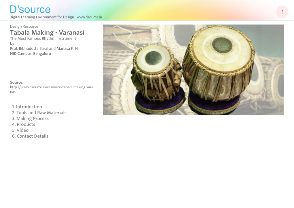 Tabala Making - Varanasi the Most Famous Rhythm Instrument by Prof