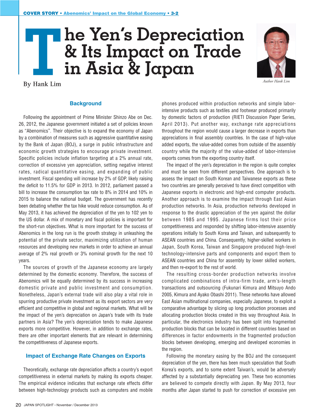He Yen's Depreciation & Its Impact on Trade in Asia & Japan