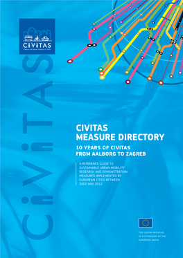 Civitas Measure Directory 10 Years of Civitas from Aalborg to Zagreb