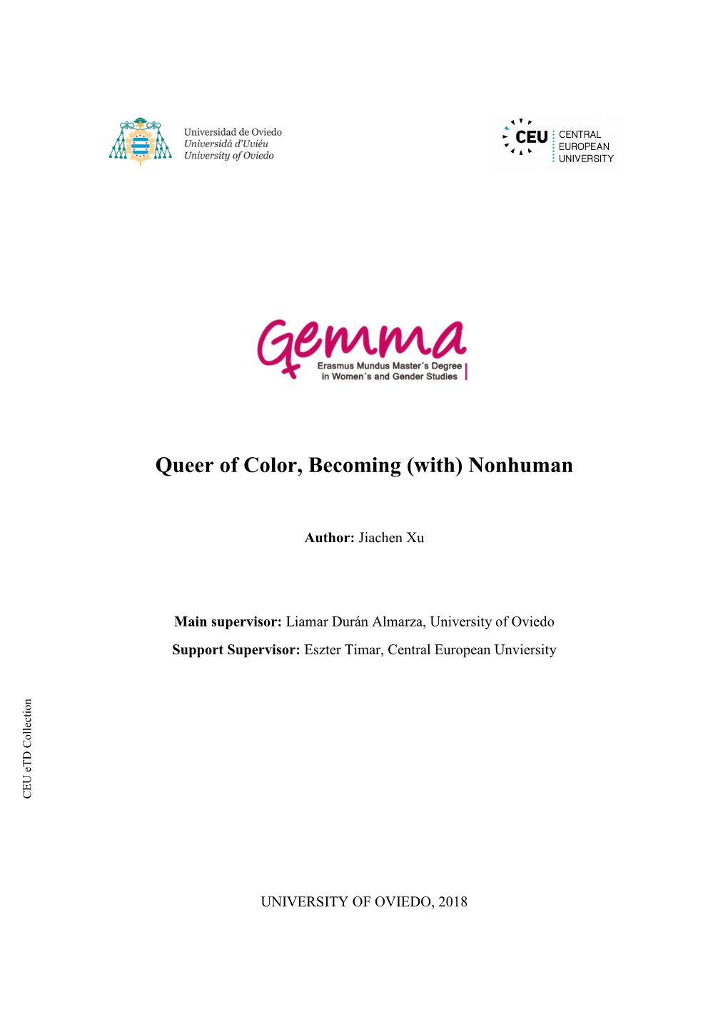 Queer of Color, Becoming (With) Nonhuman