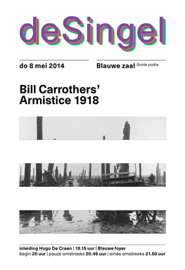 Bill Carrothers' Armistice 1918