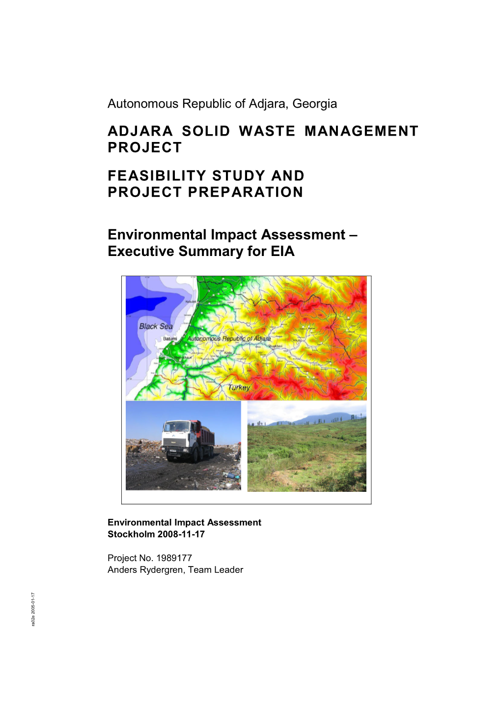 Adjara Solid Waste Management Project