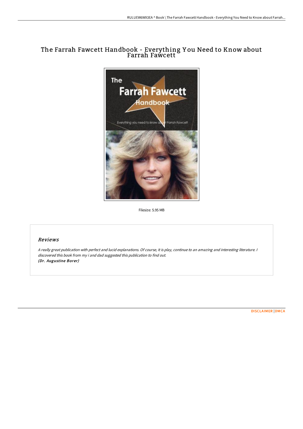 Download Book / the Farrah Fawcett Handbook