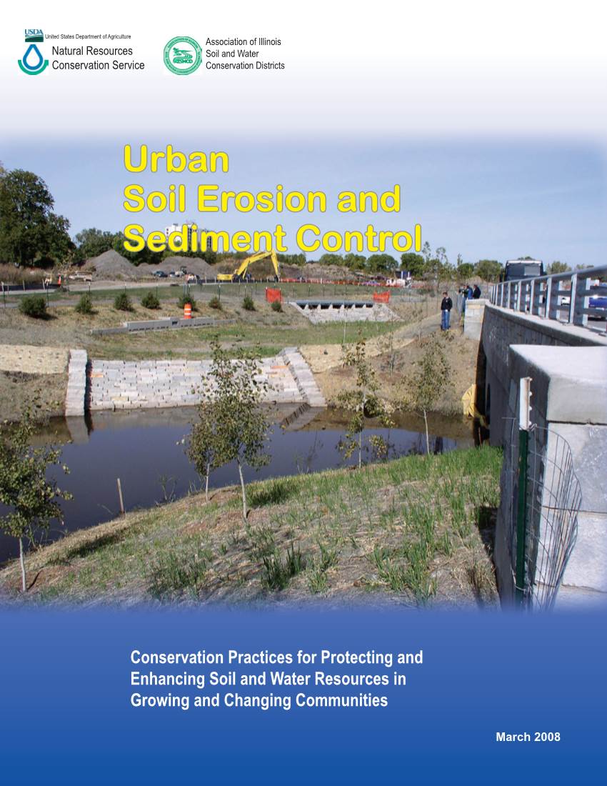 Urban Soil Erosion and Sediment Control