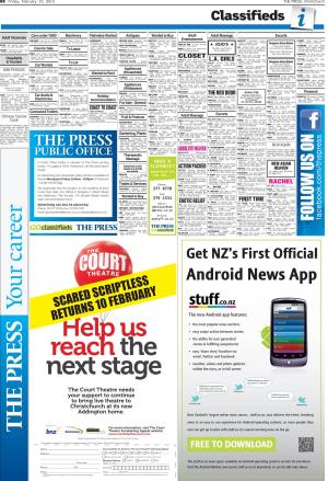 THE PRESS, Christchurch