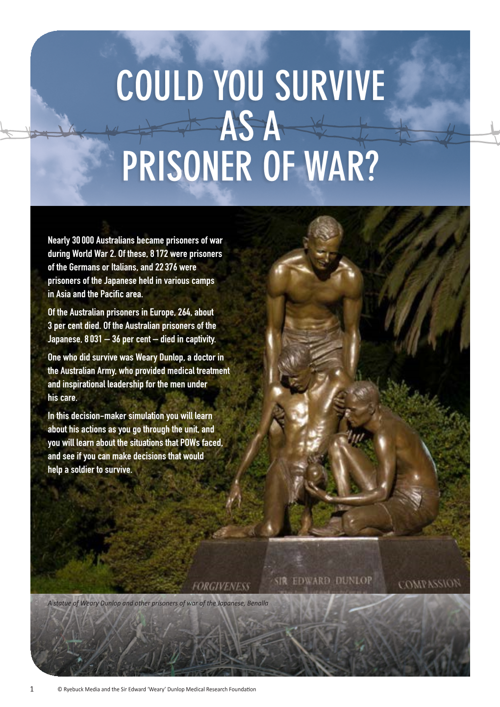 Could You Survive As a Prisoner of War?