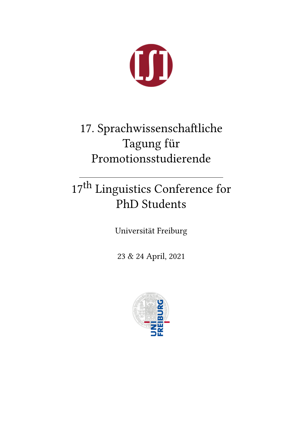 Linguistics Conference for Phd Students