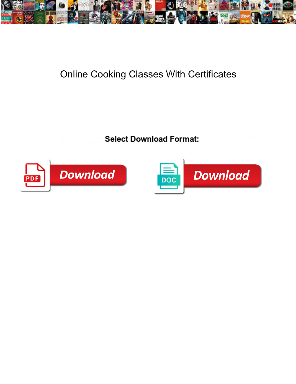 Online Cooking Classes with Certificates