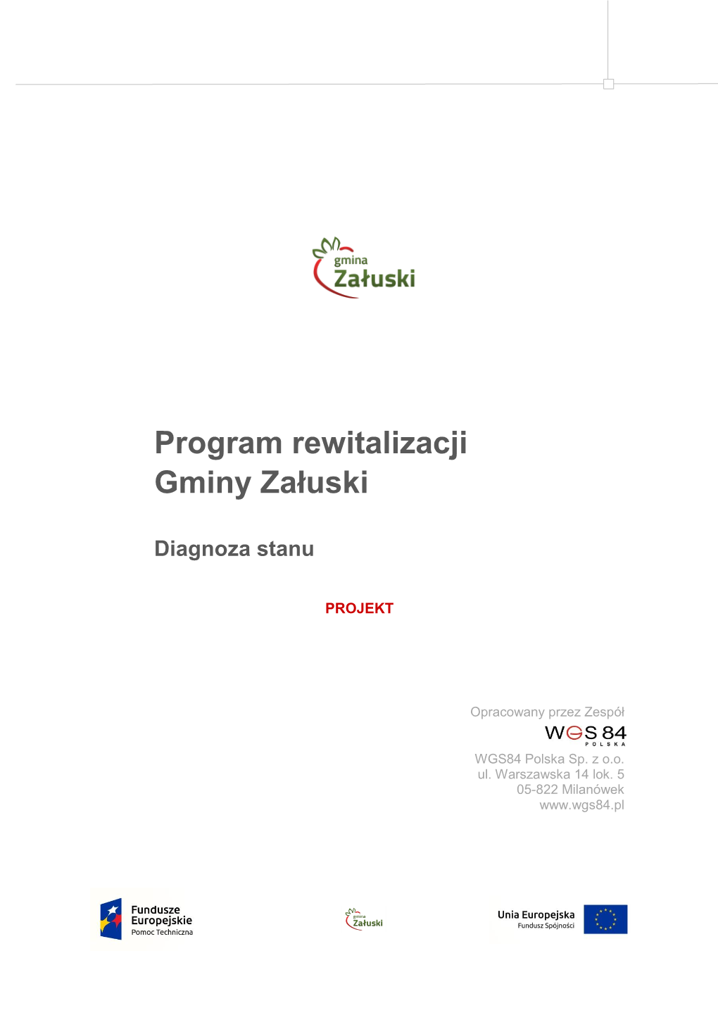 Program Rewitalizacji Gminy Załuski