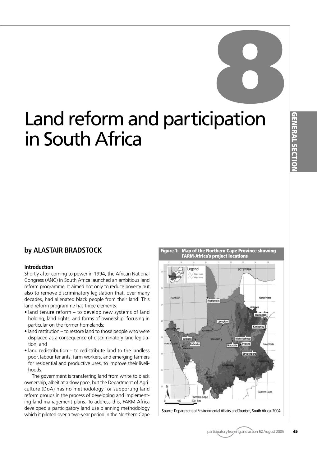 Land Reform and Participation in South Africa