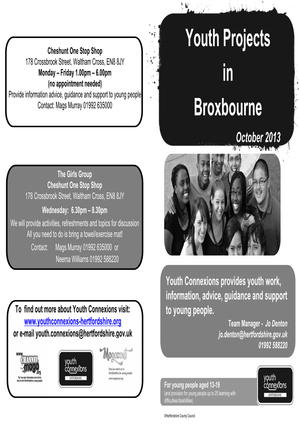 Youth Projects in Broxbourne