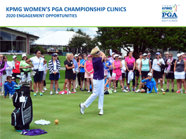 Kpmg Women's Pga Championship Clinics