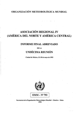 Asociacion Regional Iv (America Del Norte Y America Central)
