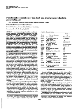 Escherichia Coli