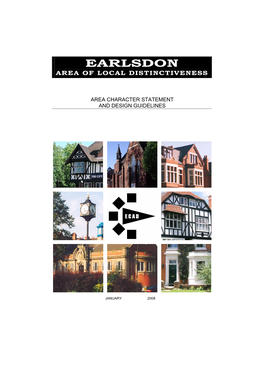 Earlsdon Area of Local Distinctiveness