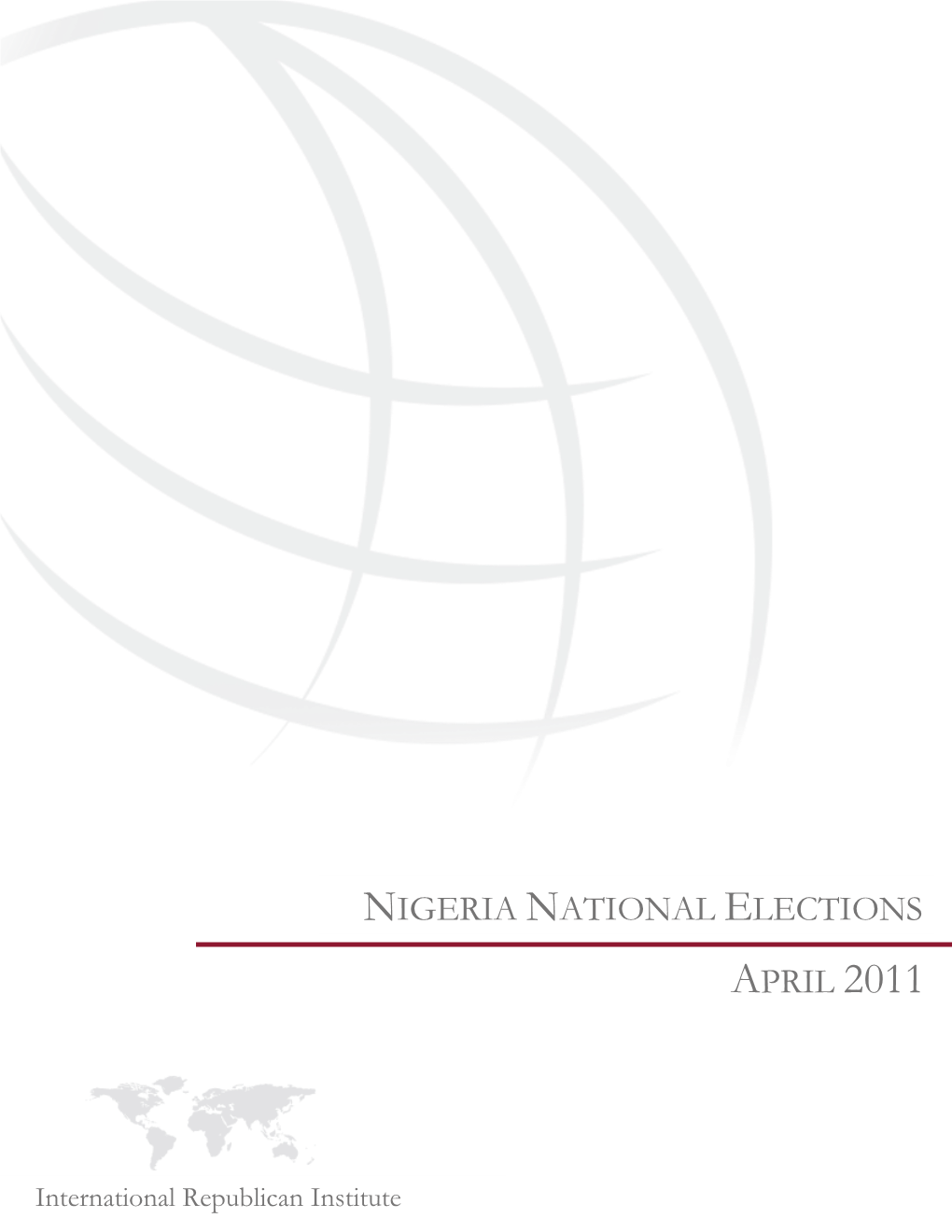 Nigeria National Elections April 2011