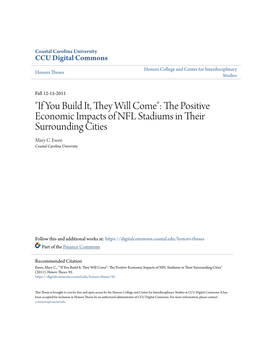 The Positive Economic Impacts of NFL Stadiums in Their