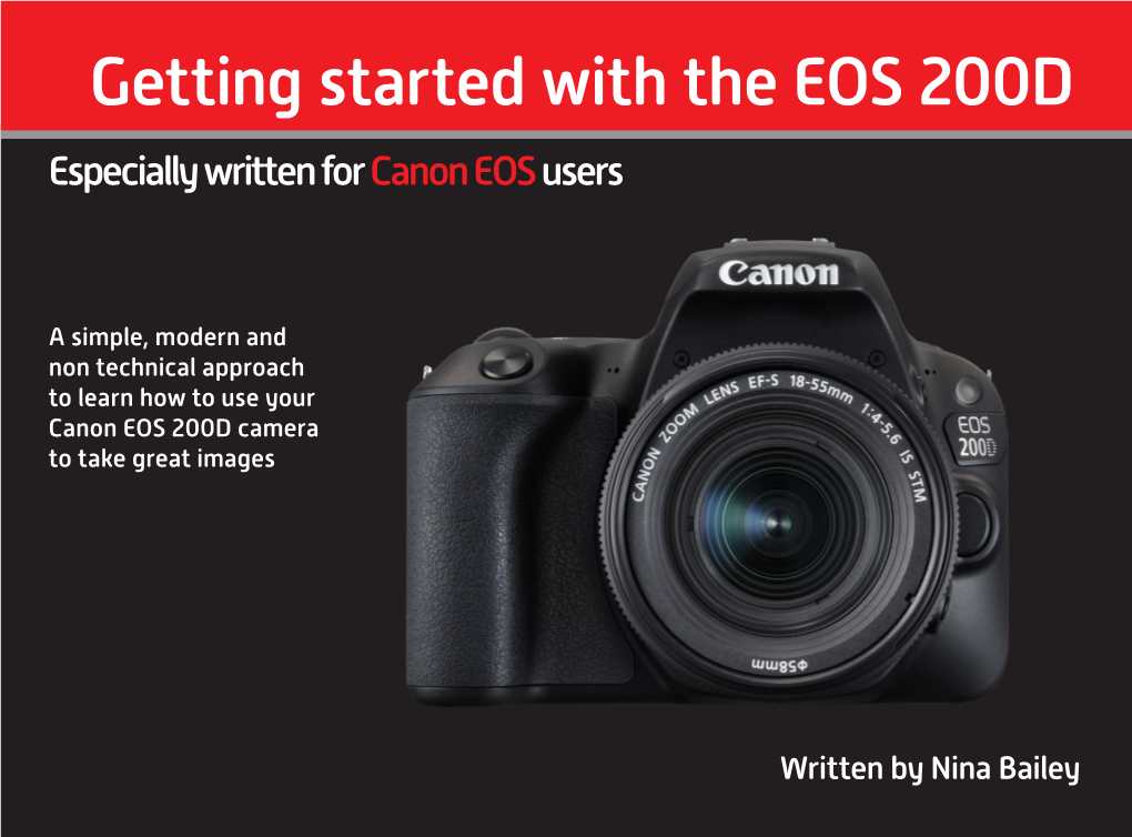 Getting Started with the EOS 200D Especially Written for Canon EOS Users