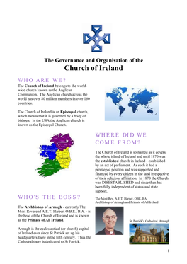 The Goverence and Organisation of the Church of Ireland