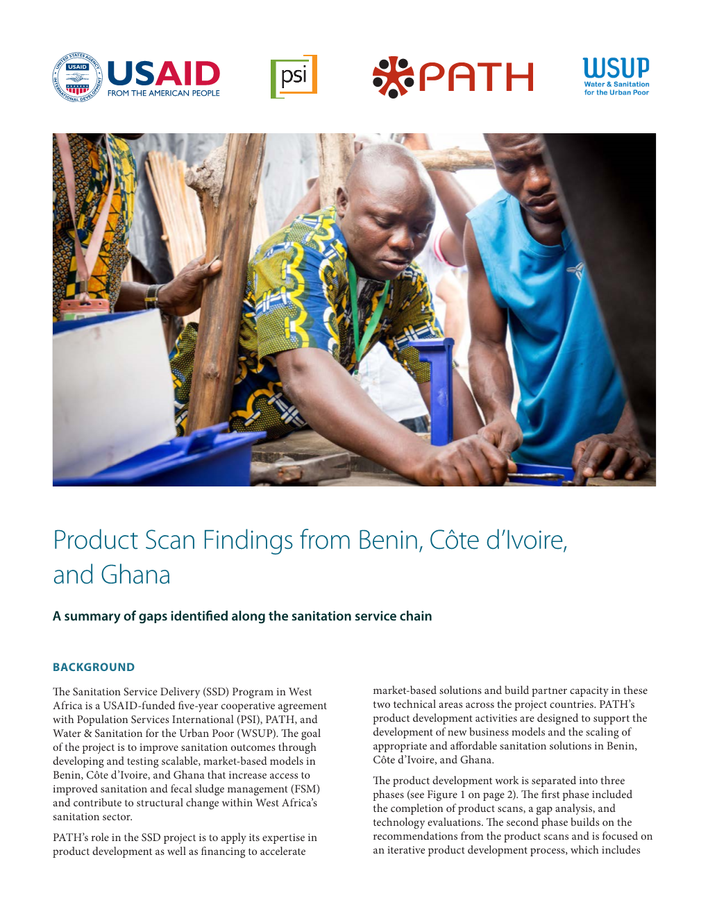 Product Scan Findings from Benin, Côte D'ivoire, and Ghana