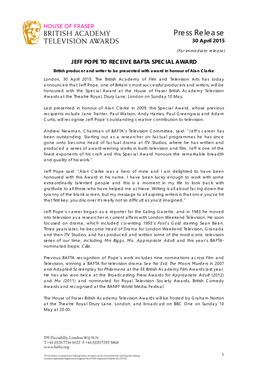 Press Release 30 April 2015