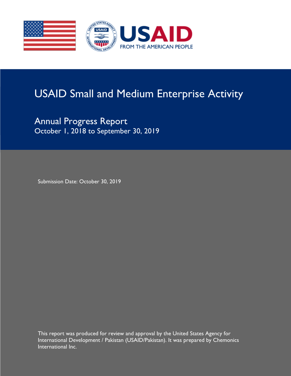 USAID SMEA Quarterly Report