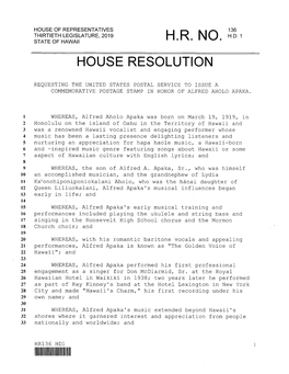 House Resolution