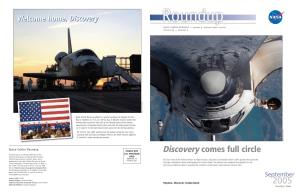 Discovery Comes Full Circle the Roundup Is an Official Publication of the U.S
