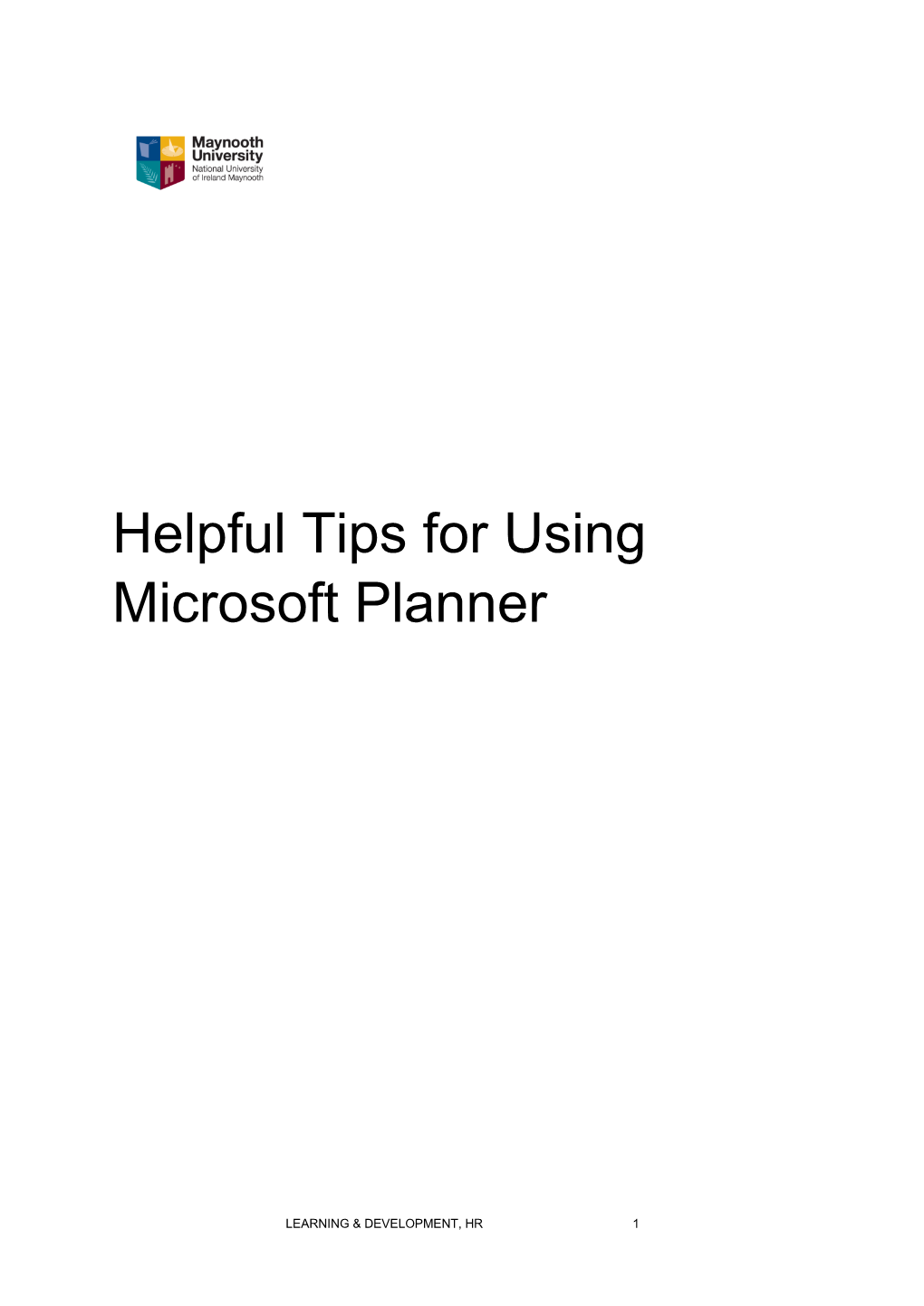 Helpful Tips for Using Microsoft Planner