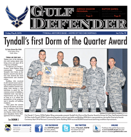 Tyndall's First Dorm of the Quarter Award
