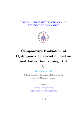 Comparative Evaluation of Hydropower Potential of Jhelum