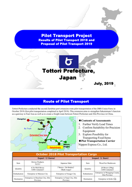 Report on Pilot Transport Testing Project