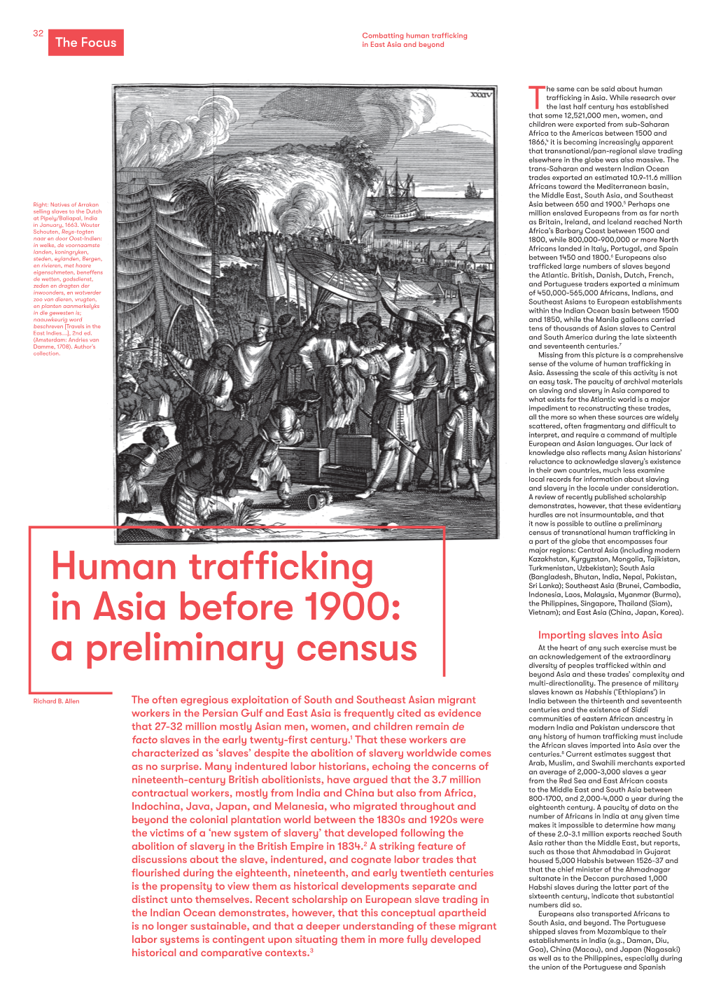 Human Trafficking in Asia Before 1900: a Preliminary Census