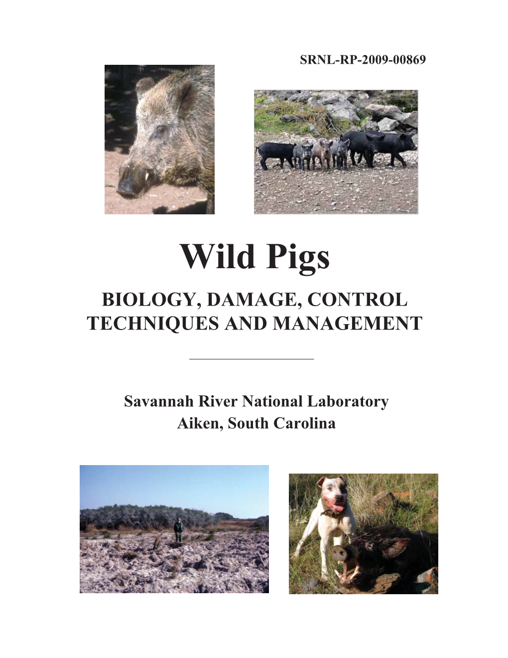 Wild Pigs Biology & Damage Management