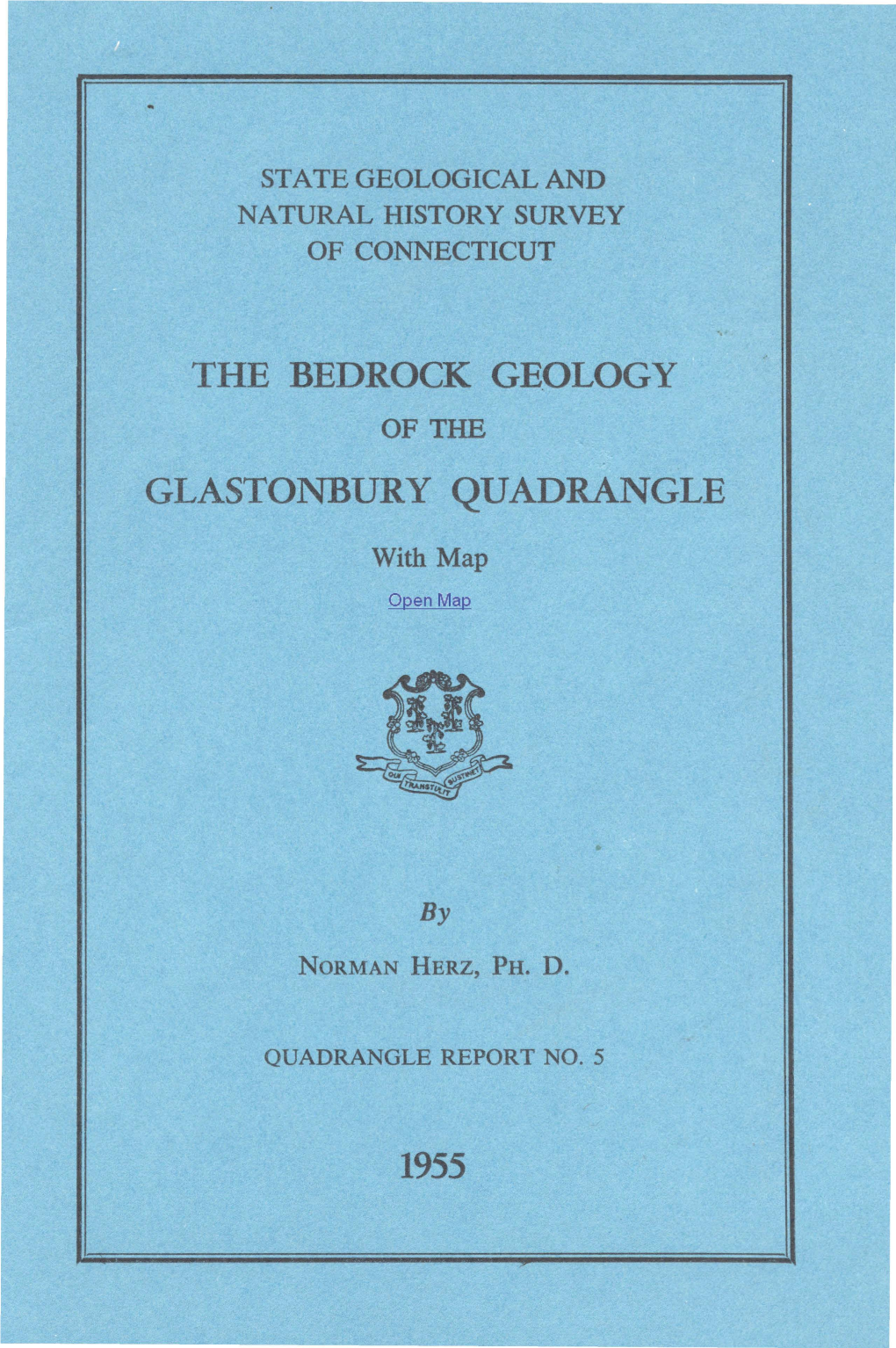 Bedrock Geology of the Glastonbury Quadrangle, Connecticut