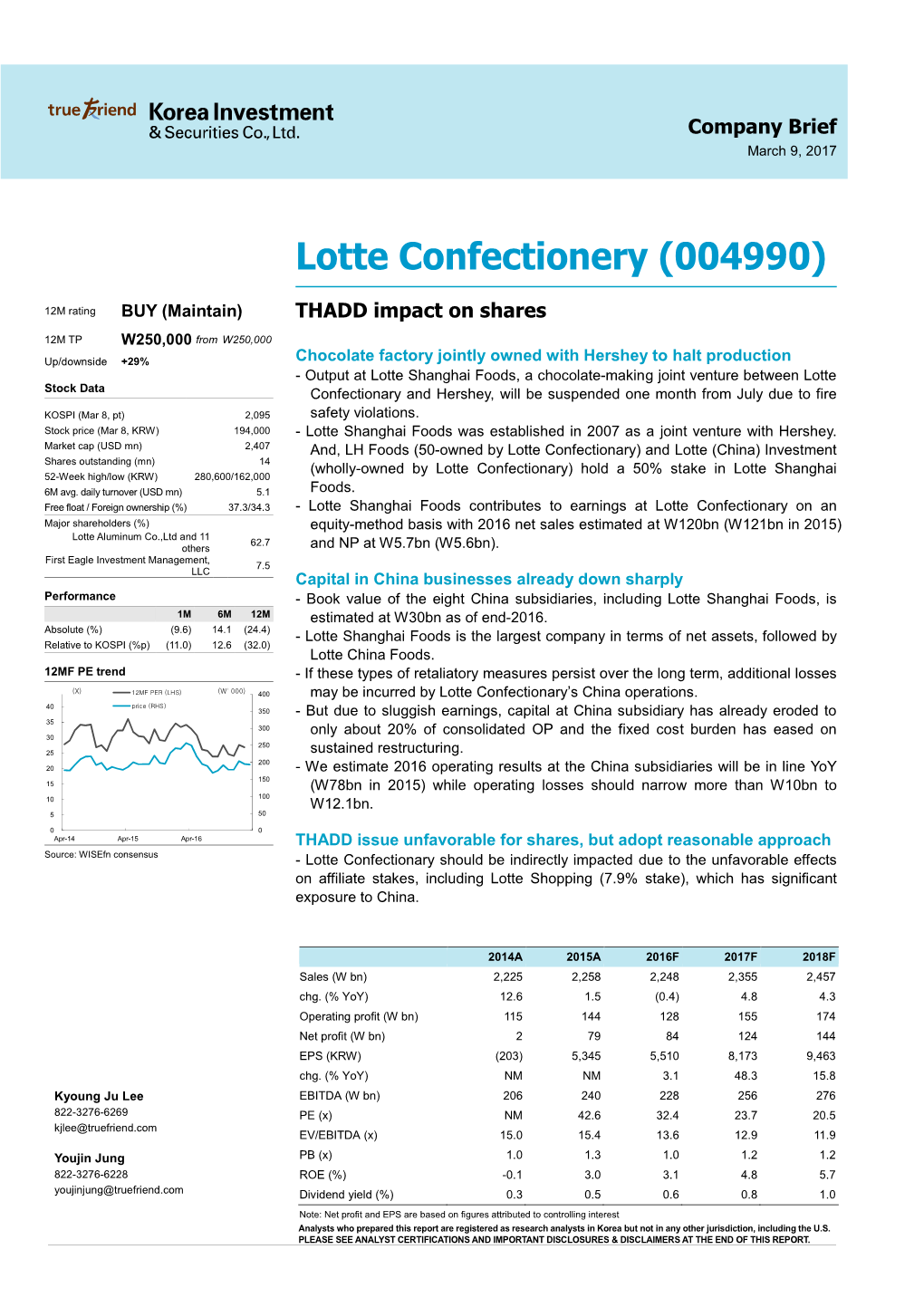 Lotte Confectionery (004990)