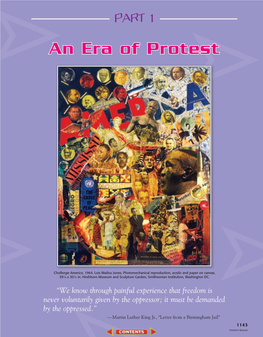 An Era of Protest