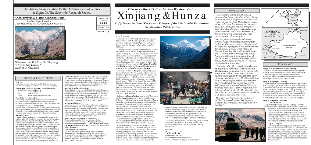 Xinjiang&Hunza