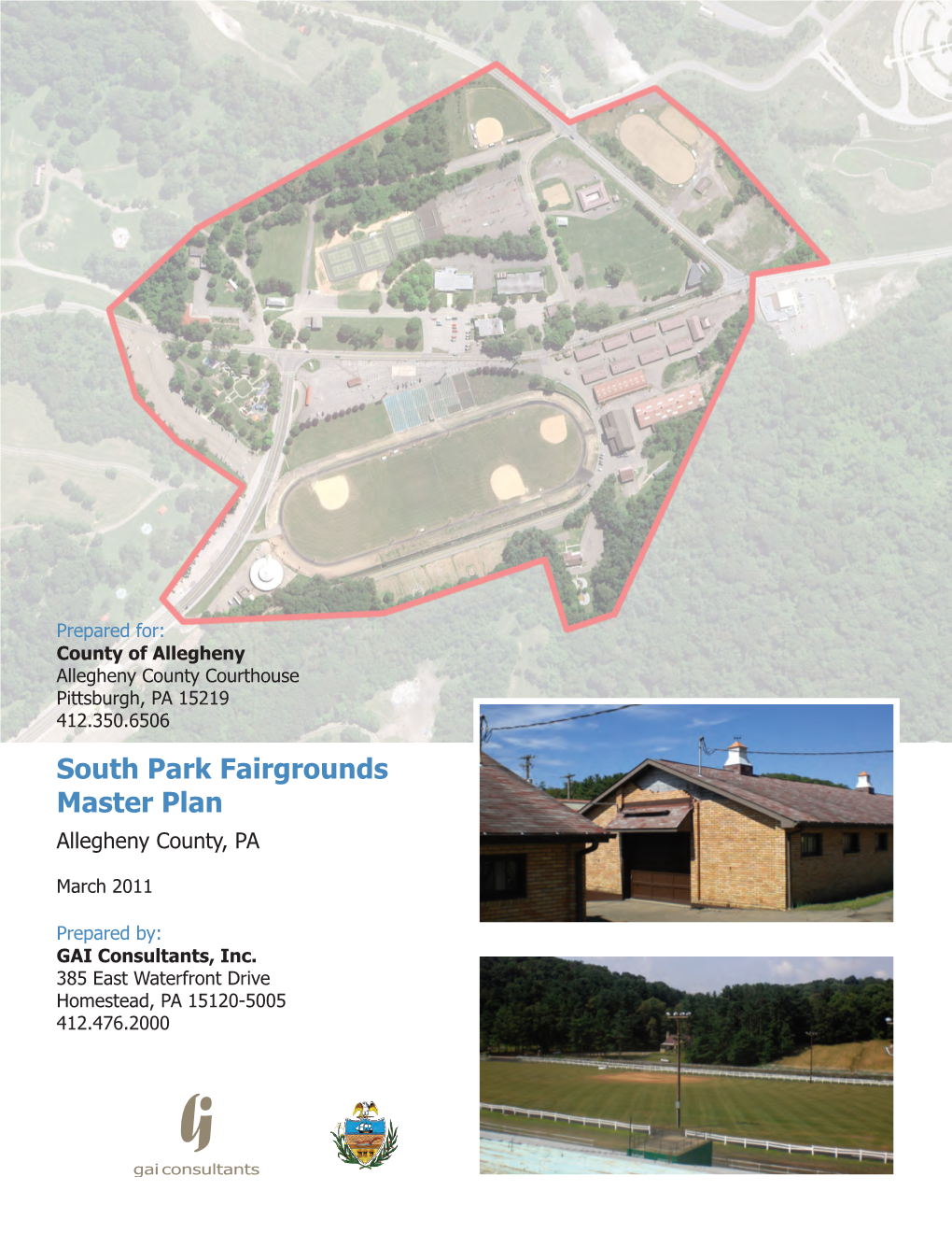 South Park Fairgrounds Master Plan Allegheny County, PA