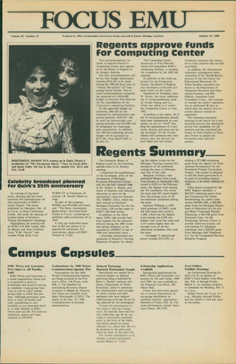 Focus EMU, January 31, 1984