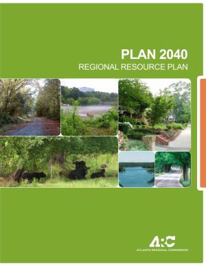 Plan 2040 Regional Resource Plan