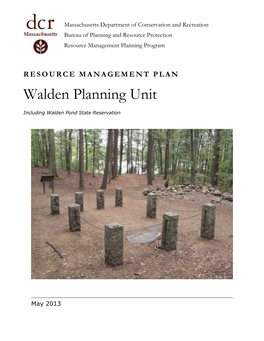 Walden Planning Unit Resource Management Plan