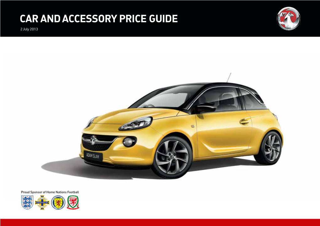 Car and Accessory Price Guide 2 July 2013 Range Information