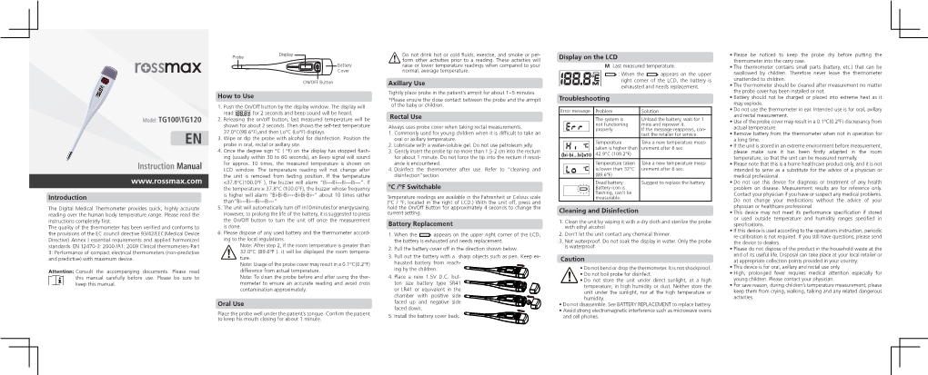 Instruction Manual LCD Window