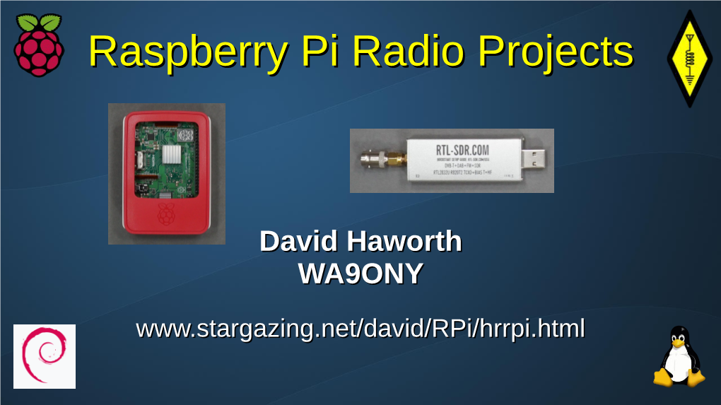 Raspberry Pi Radio Projects