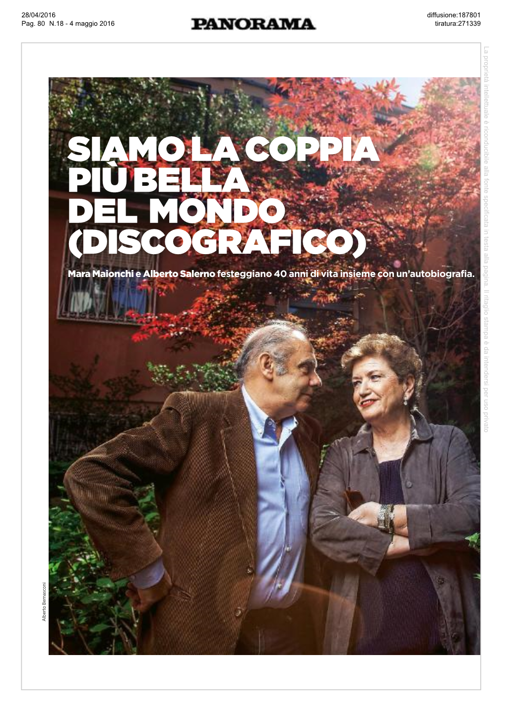 DISCOGRAFICO) Mara Maionchi E Alberto Salerno Festeggiano 40 Anni Di Vita Insieme Con Un’Autobiografia