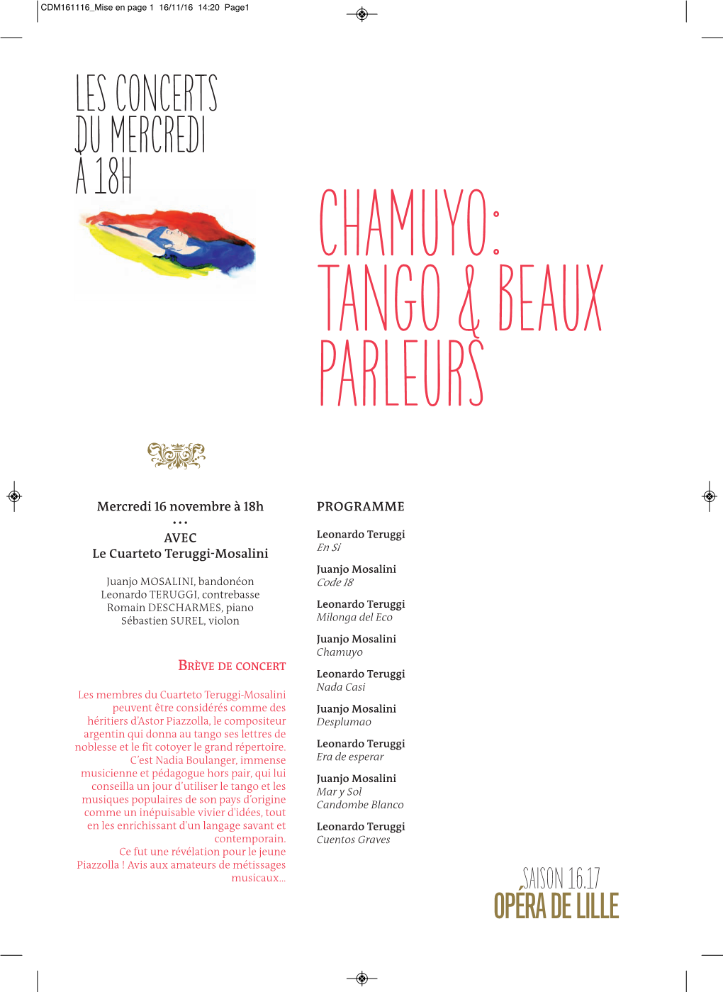 Chamuyo : Tango Et Beaux Parleurs