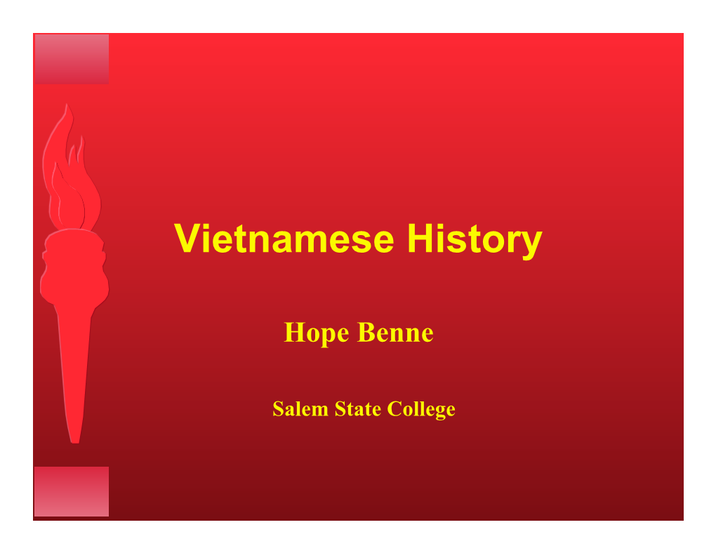 Vietnamese History